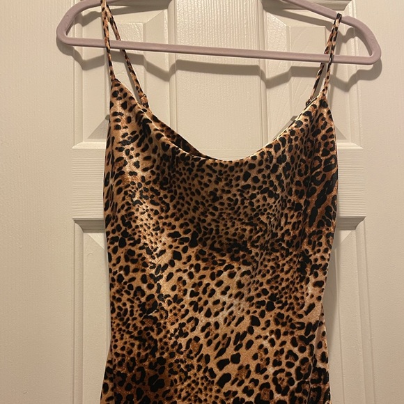 Cheetah Strap long dress. Forever 21 size S. - Picture 2 of 8